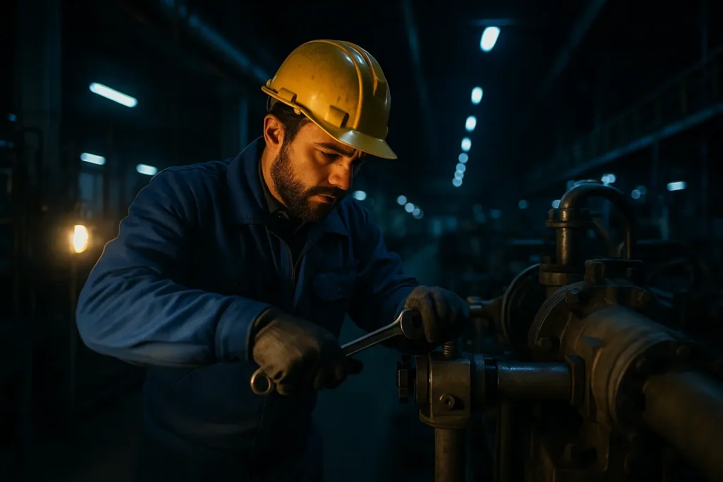Travail Nocturne en Usine
